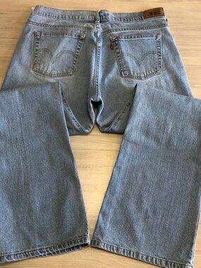 Levi's 515 Jeans High Rise Boot Cut Light Blue Women's Size 14M (34x30)